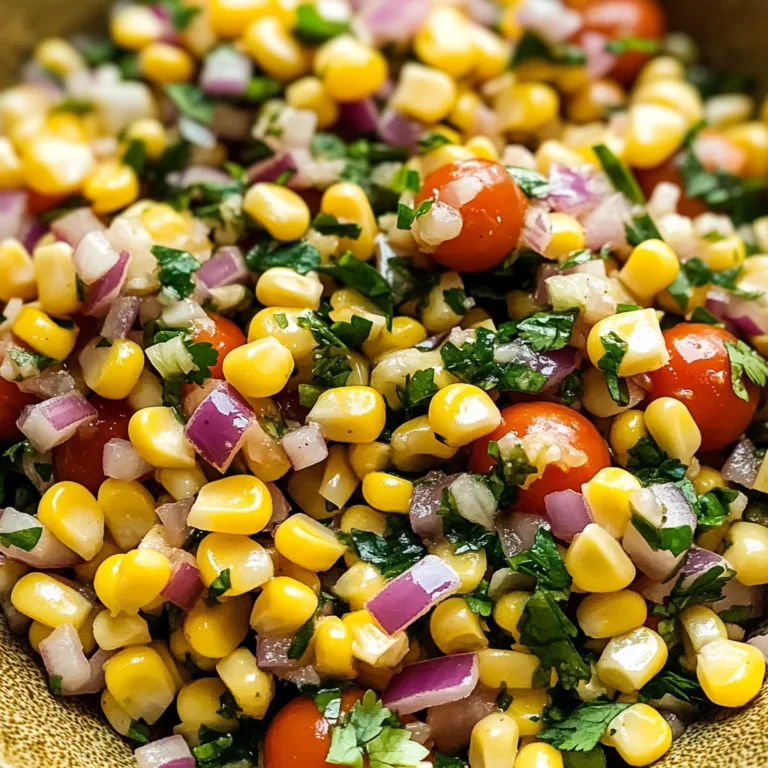 Fresh Corn Salsa