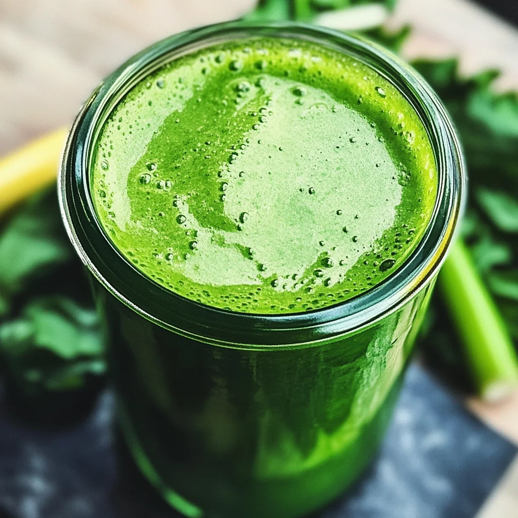 Homemade Green Juice