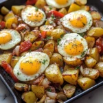 One Pan Breakfast Potatoes and Eggs