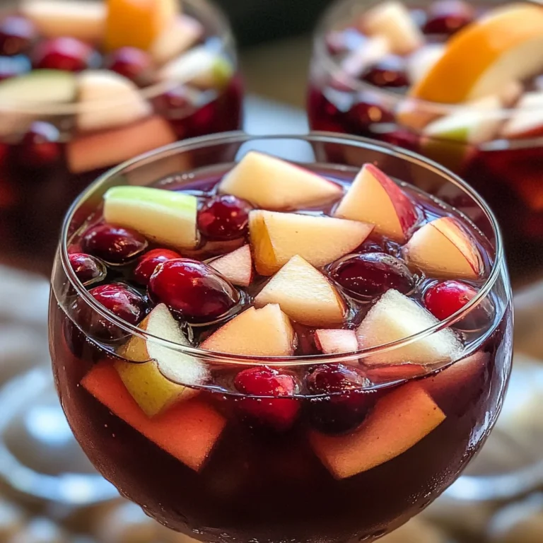SUPER BOWL Winter Sangria