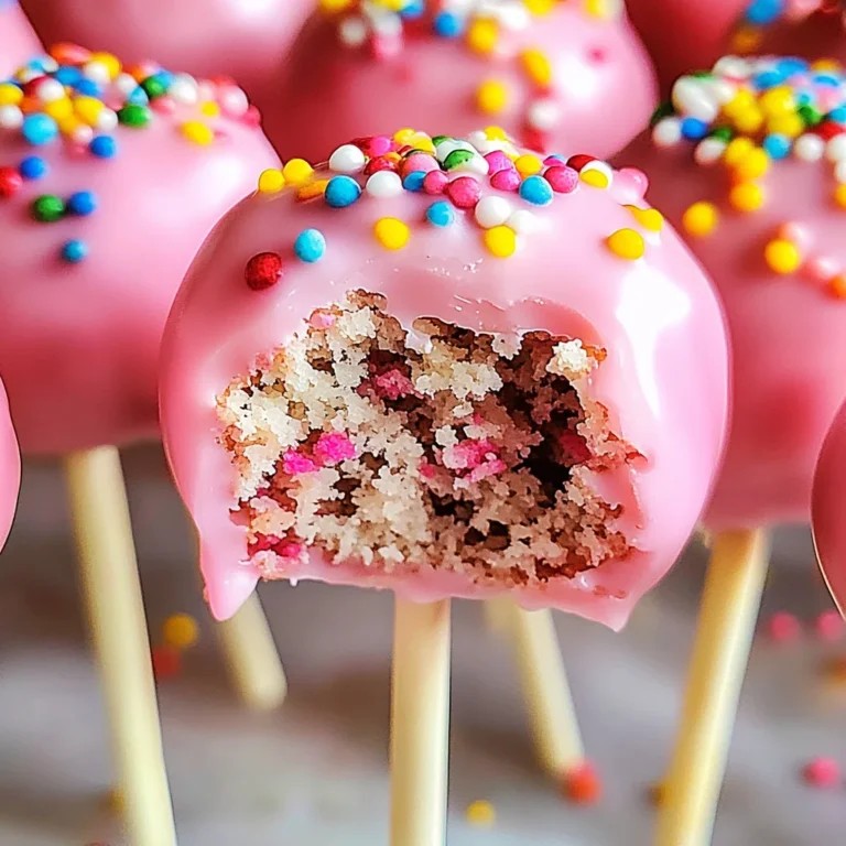 Strawberry Cake Pops Recipe