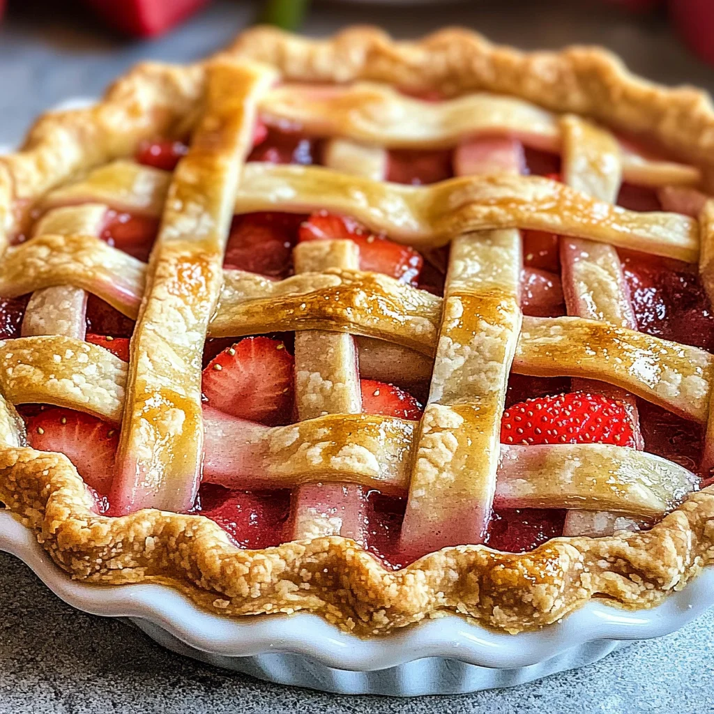 Strawberry Rhubarb Pie