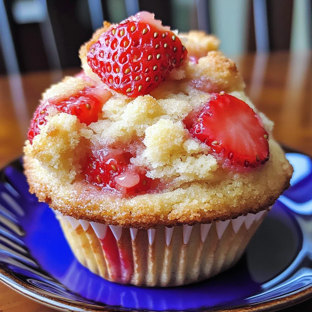 Strawberry Shortcake Muffins