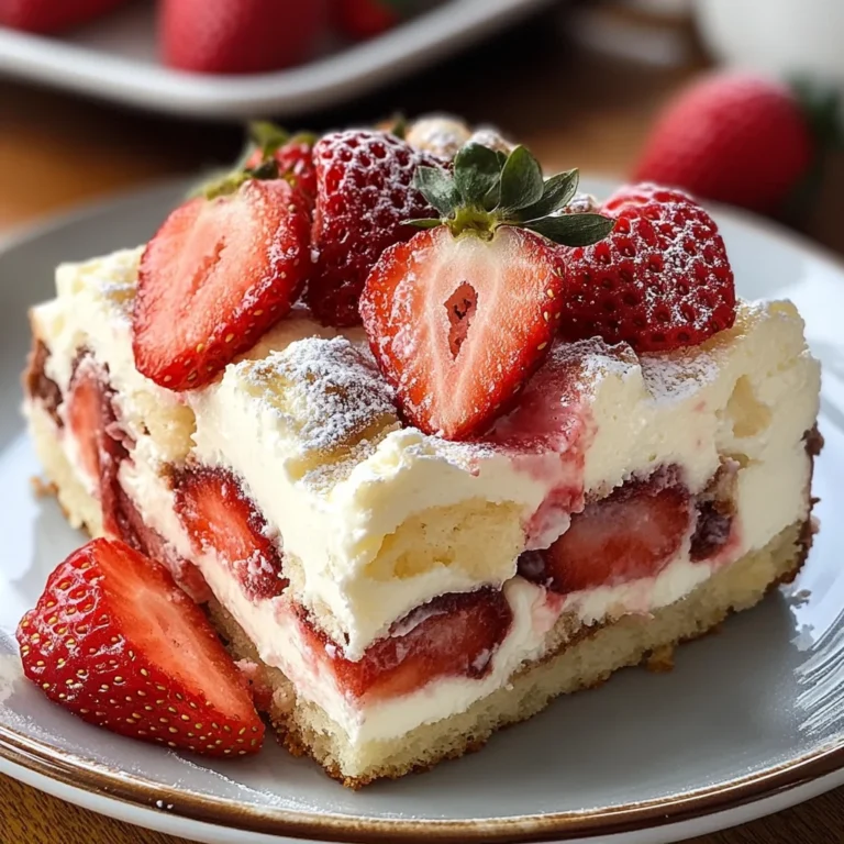 White Chocolate-Strawberry Tiramisu