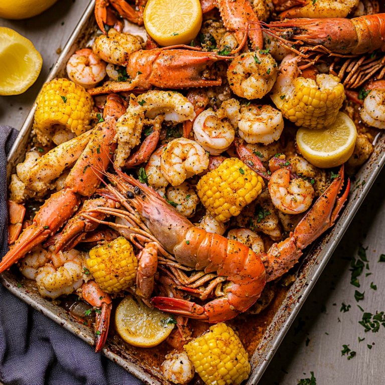 Ultimate Cajun Seafood Boil with Garlic Butter Sauce Recipe