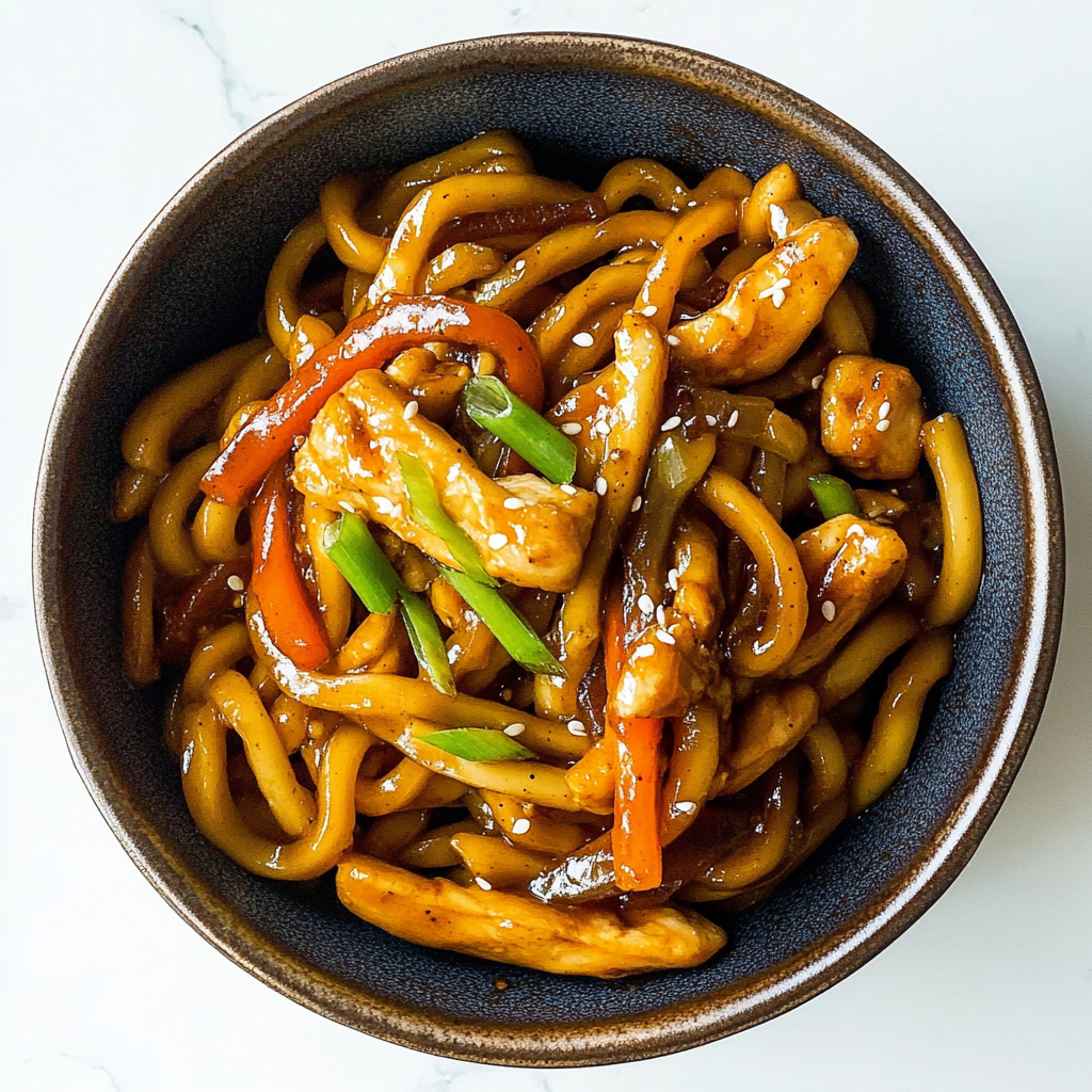 Quick & Delicious Chicken Yaki Udon for Busy Nights
