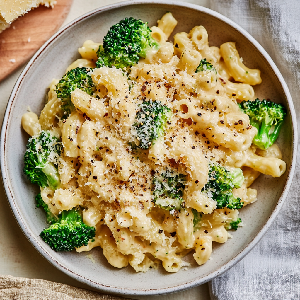 Irresistible Creamy Vegetarian Broccoli Cheddar Pasta Recipe