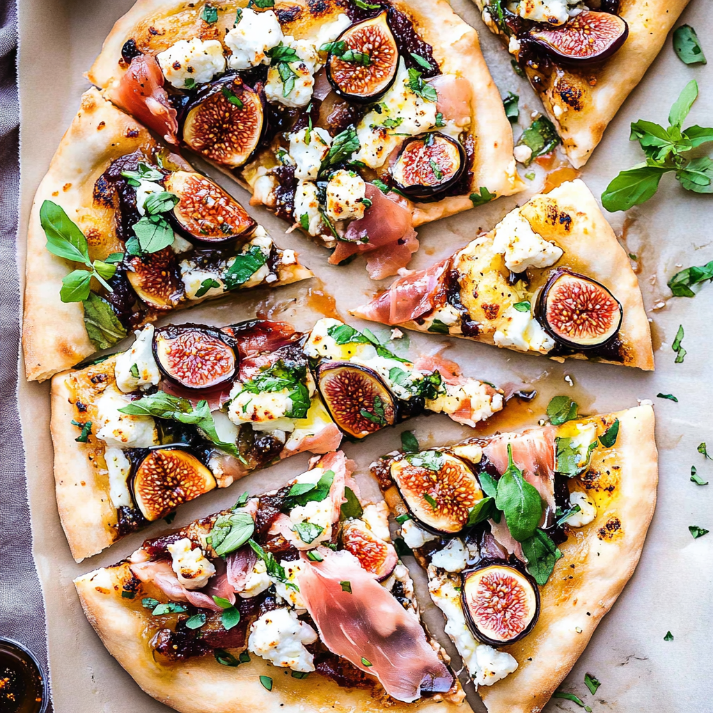 Delightful 20-Minute Fig Jam Pizza with Goat Cheese