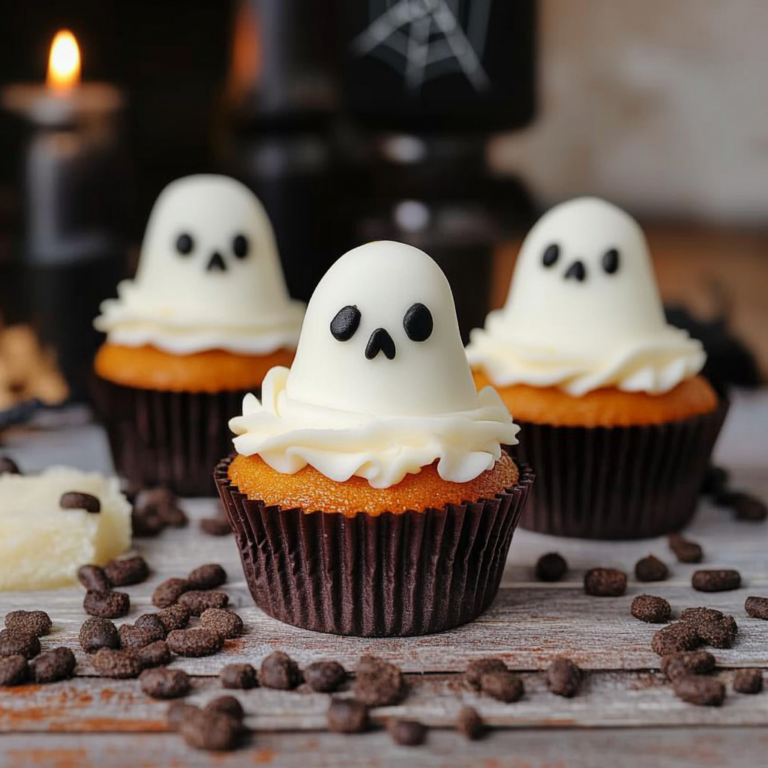 Spooktacular Halloween Cupcakes: Ghost Cupcakes Recipe
