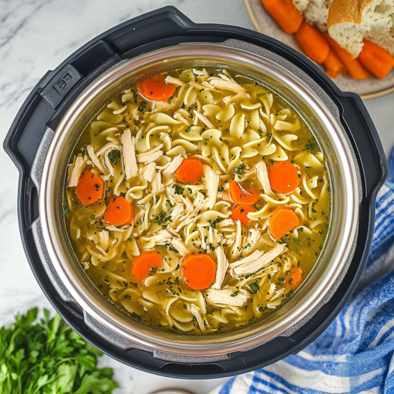 Quick & Cozy Instant Pot Chicken Noodle Soup Recipe