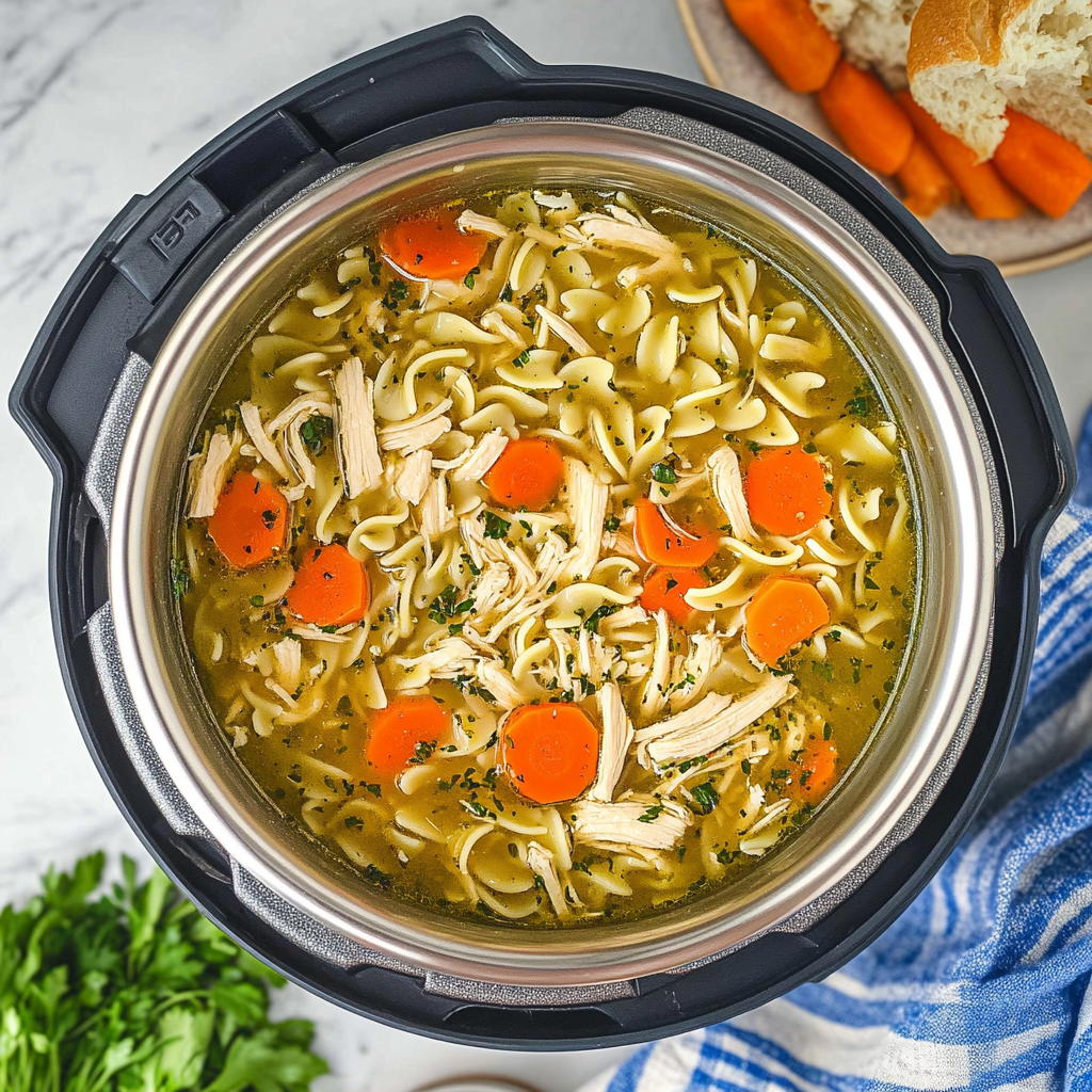 Quick & Cozy Instant Pot Chicken Noodle Soup Recipe