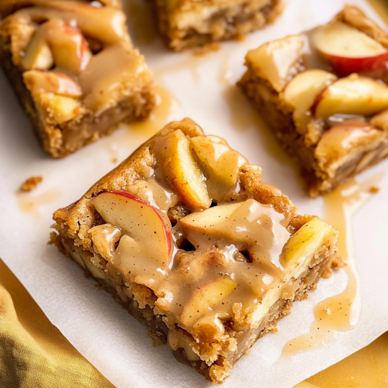 Irresistible Maple Glazed Apple Blondies Recipe to Try Now