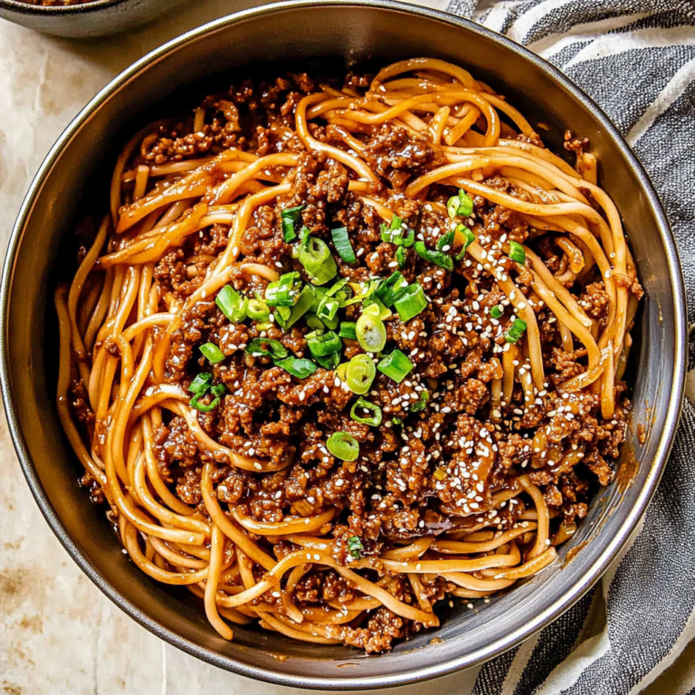Easy Mongolian Ground Beef Noodles for Busy Weeknights
