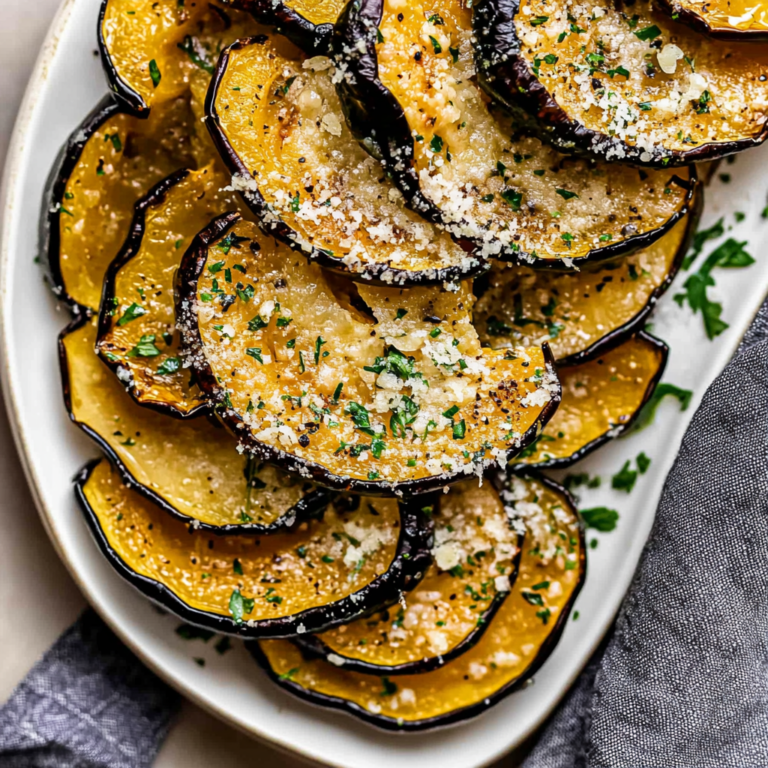 Irresistible Parmesan Herb Roasted Acorn Squash Recipe