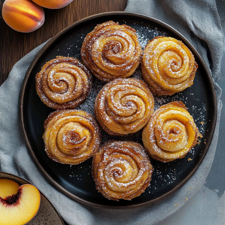 Irresistible Peach Pie Cruffins Recipe You Must Try Today