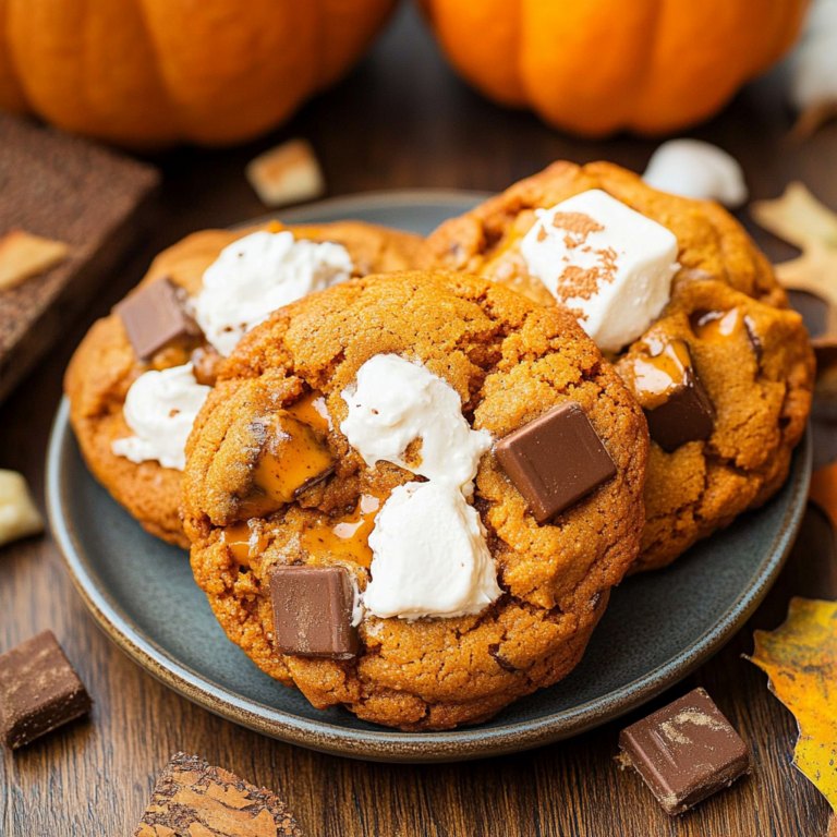 Irresistible Pumpkin S’mores Cookies for Fall Bliss