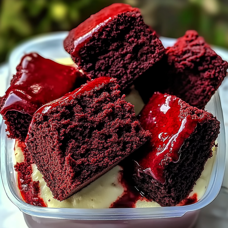 Irresistible Red Velvet Brownie & Cheesecake Dip Recipe