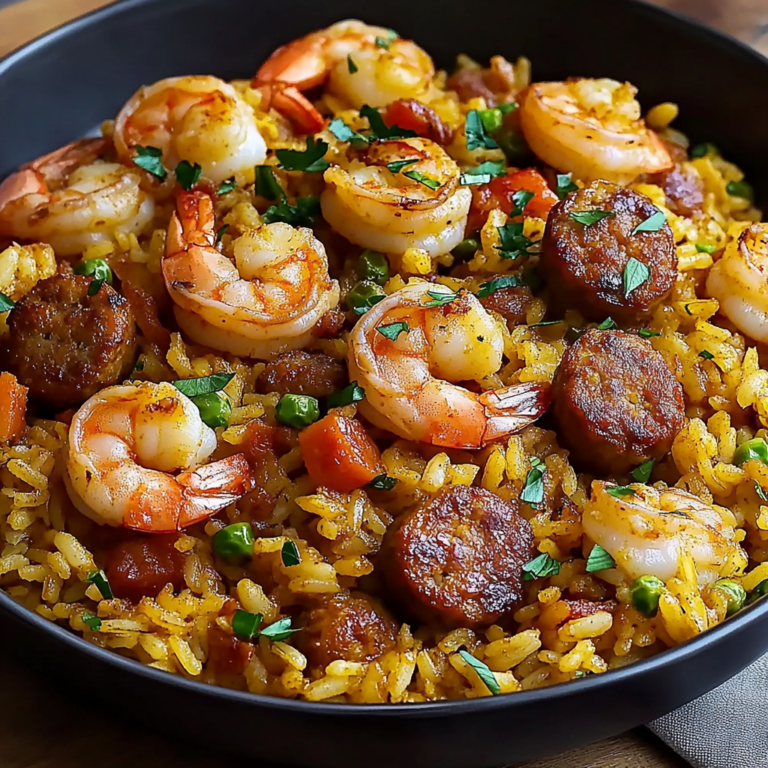 Savory Shrimp Sausage Dirty Rice – A Comforting Delight