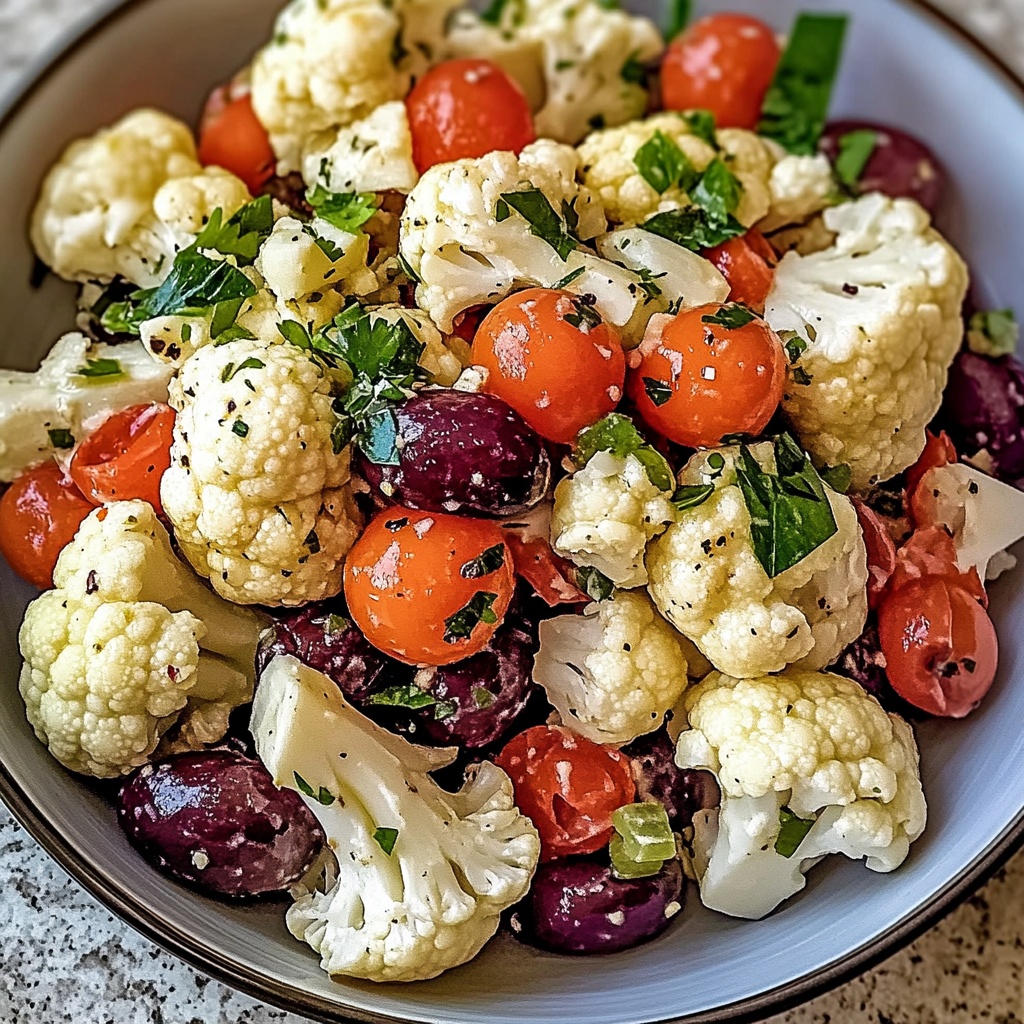 Vibrant Sicilian Cauliflower Salad – Quick & Delicious!