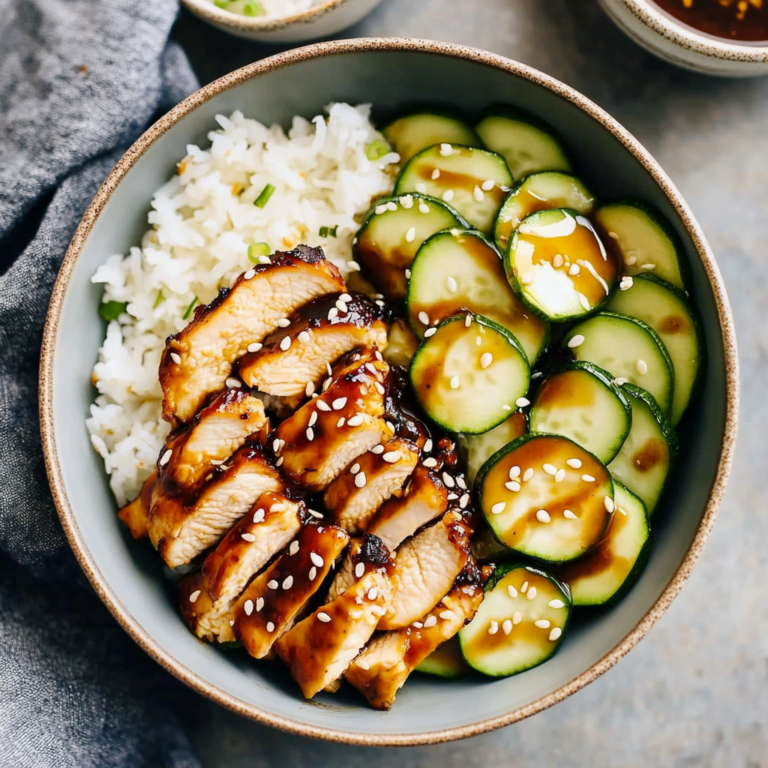 Irresistible Teriyaki Chicken Zucchini Bowls Recipe