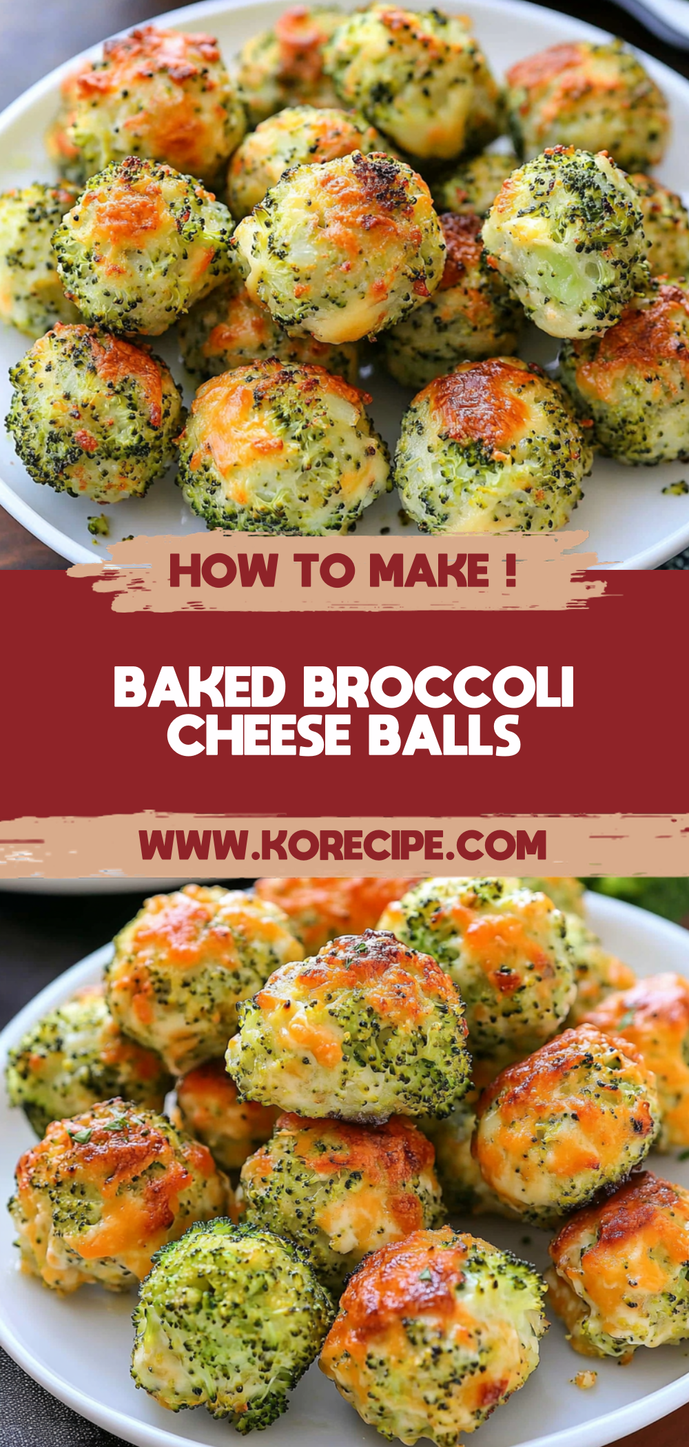 Baked Broccoli Cheese Balls