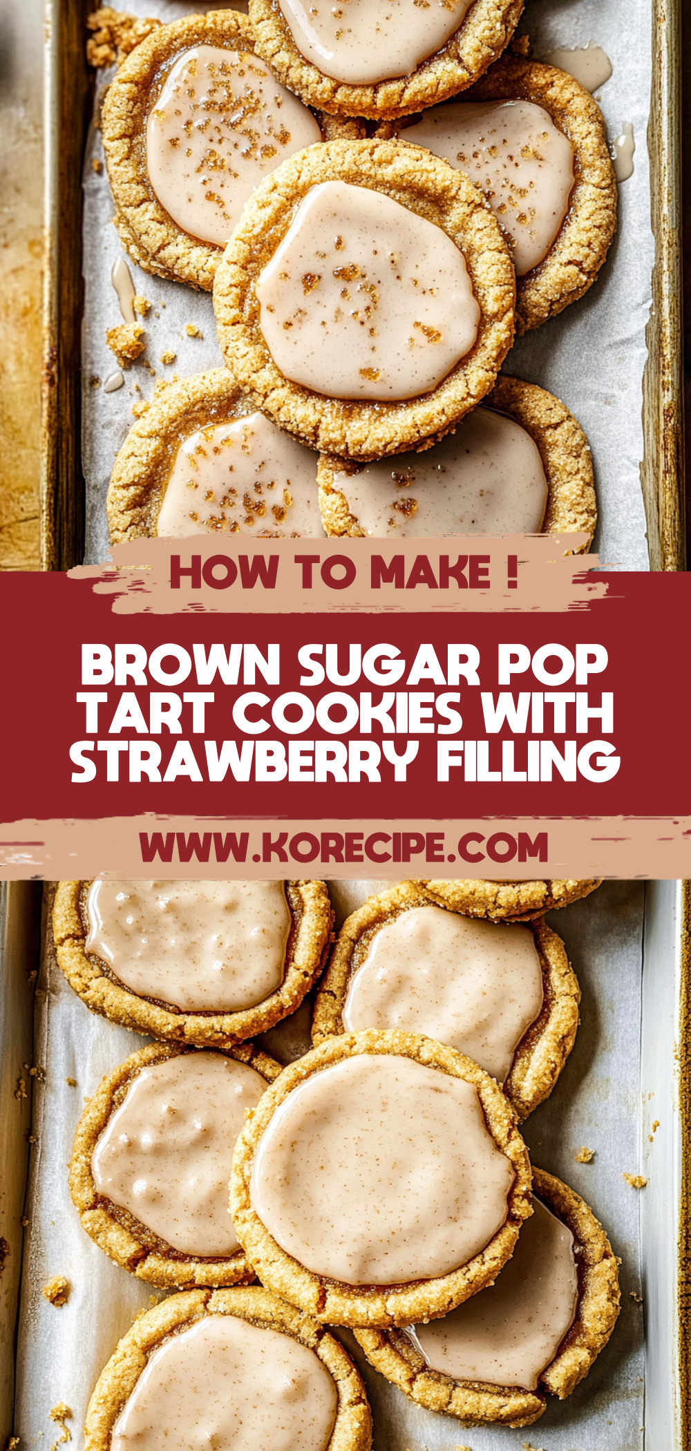 Brown Sugar Pop Tart Cookies