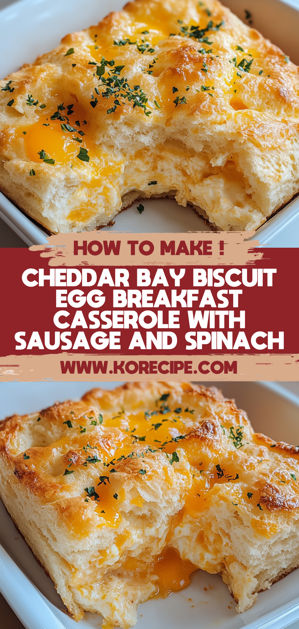 Cheddar Bay Biscuit Egg Breakfast Casserole