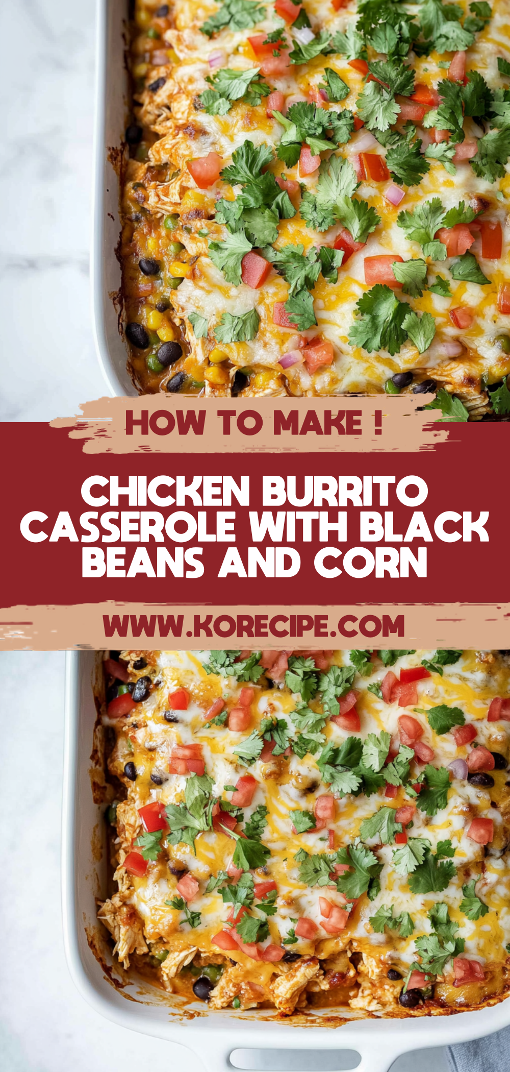 Chicken Burrito Casserole
