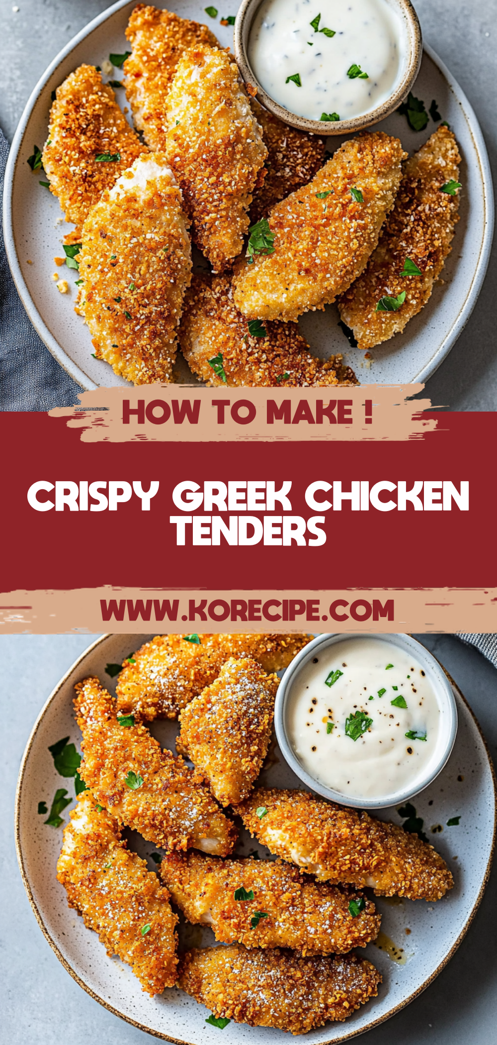 Crispy Greek Chicken Tenders