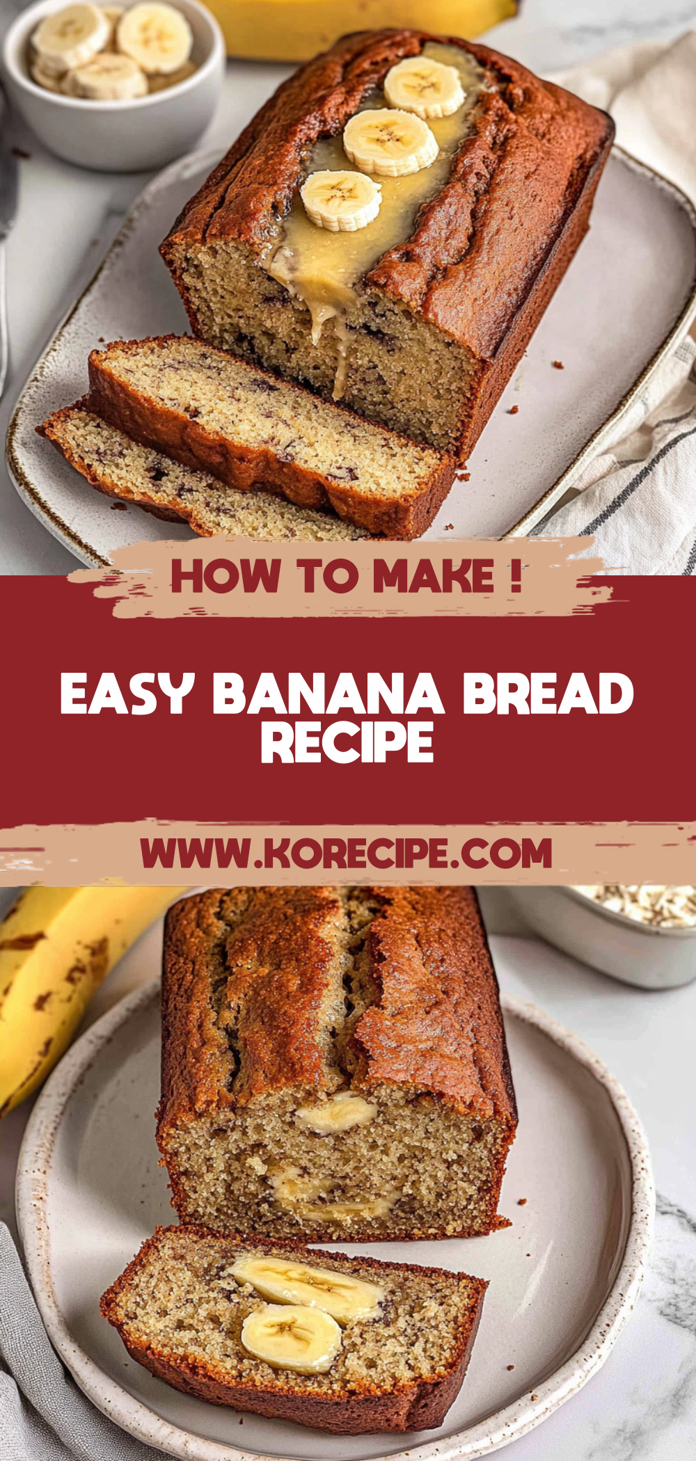 Easy Banana Bread Recipe