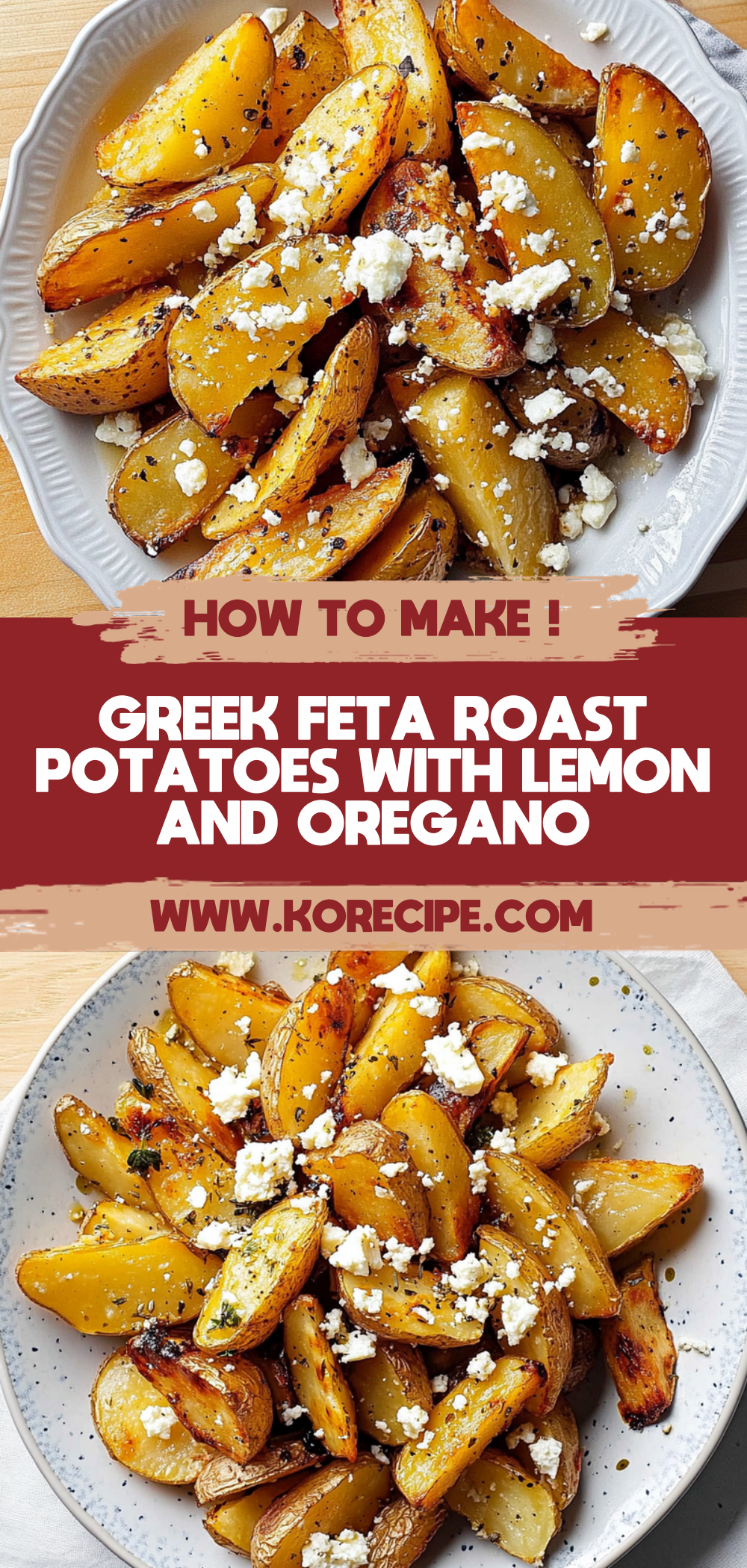 Greek Feta Roast Potatoes