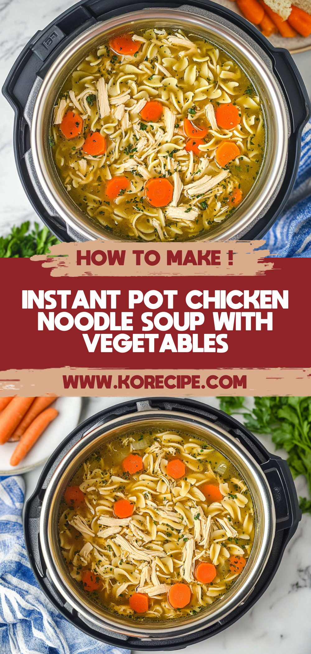 Instant Pot Chicken Noodle Soup