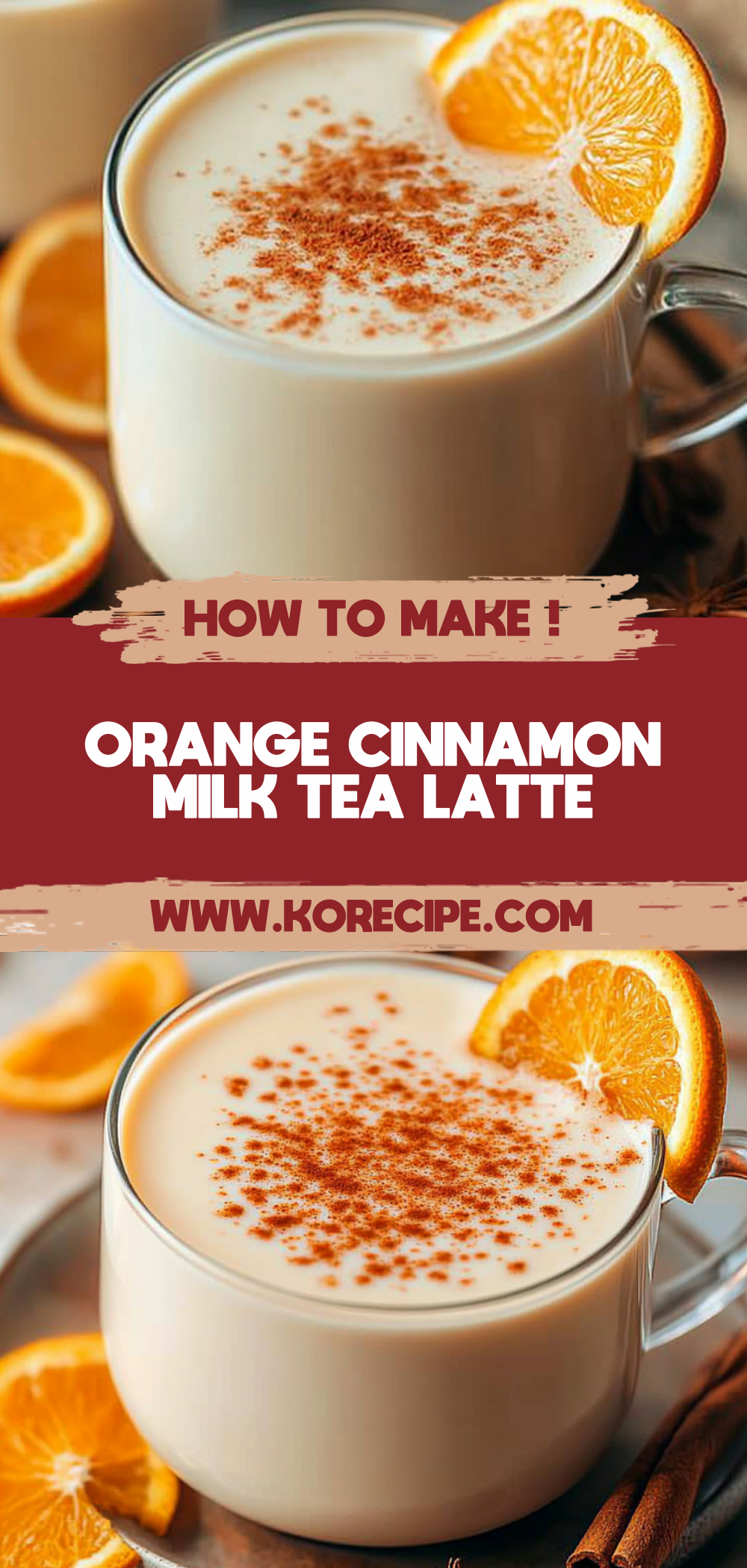 Orange Cinnamon Milk Tea