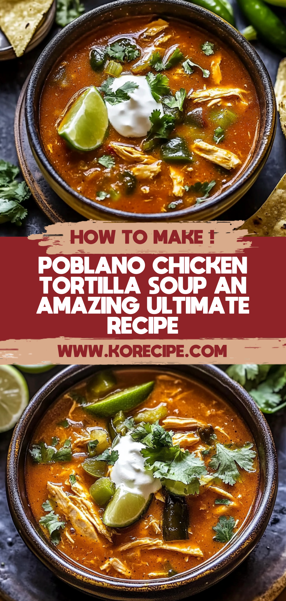 Poblano Chicken Tortilla Soup: An Amazing Ultimate Recipe