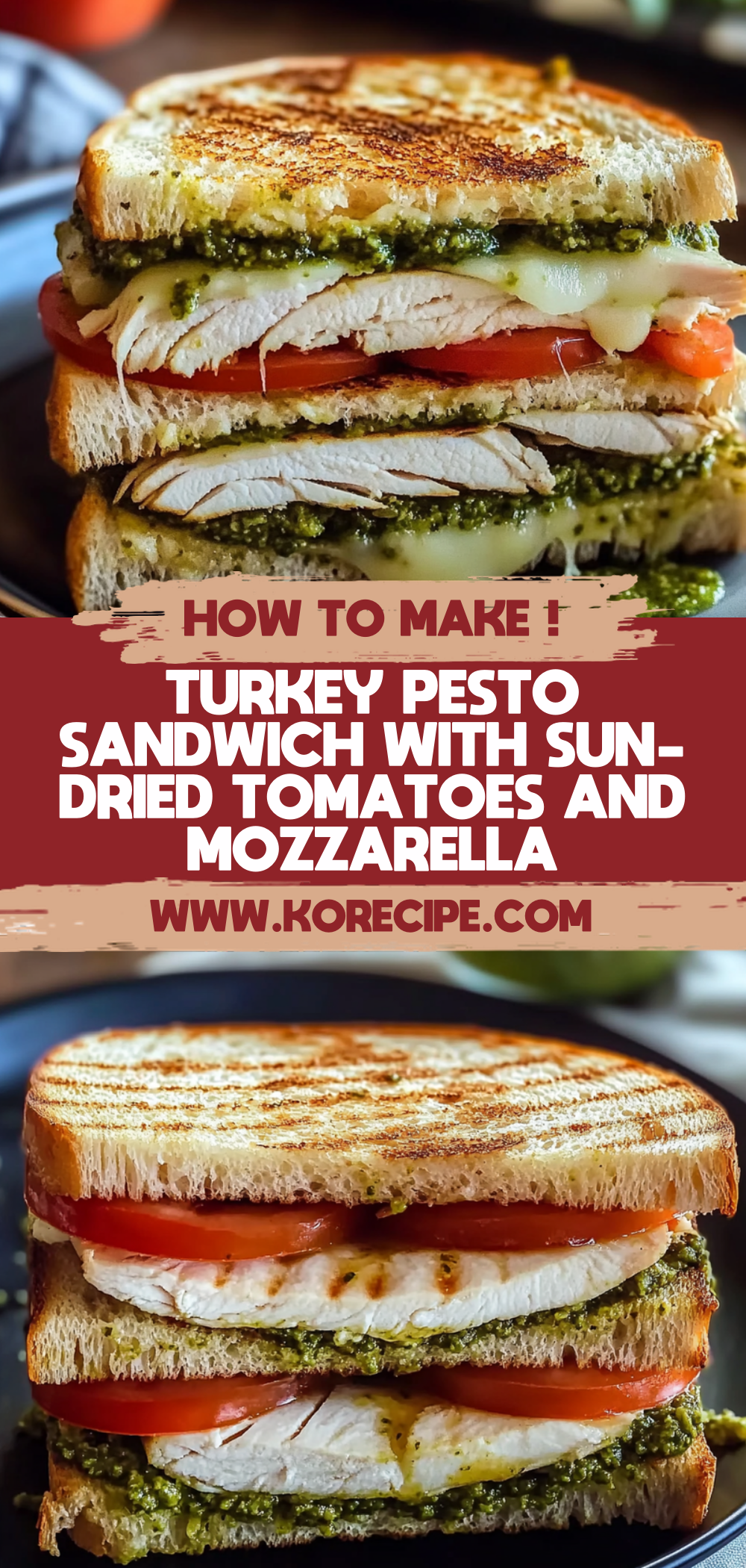 Turkey Pesto Sandwich
