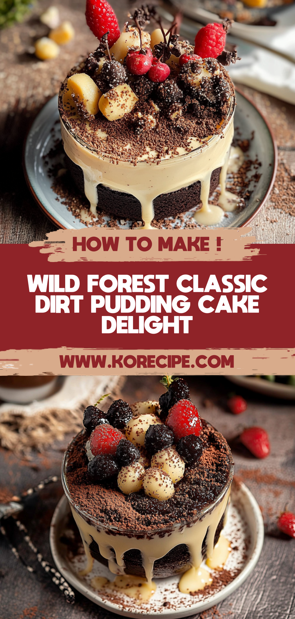 Wild Forest Classic Dirt Pudding Cake