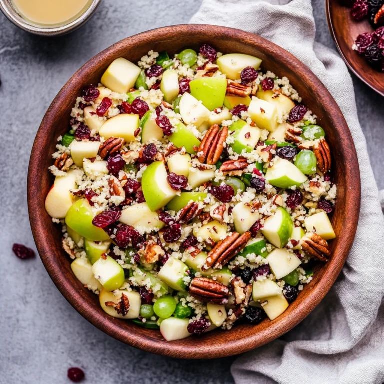 Apple Salad with Grapes: Refreshingly Delicious Delight