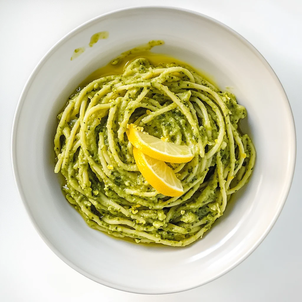 Avocado Lemon Pesto (Nut-Free): Creamy and Zesty Delight