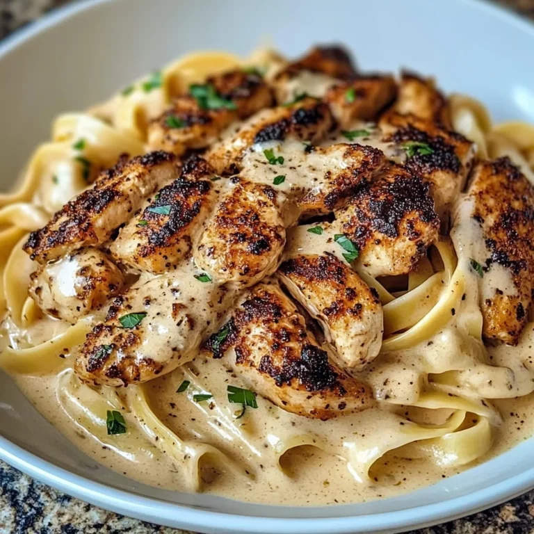 Blackened Cajun Chicken Alfredo: Spicy and Creamy Delight