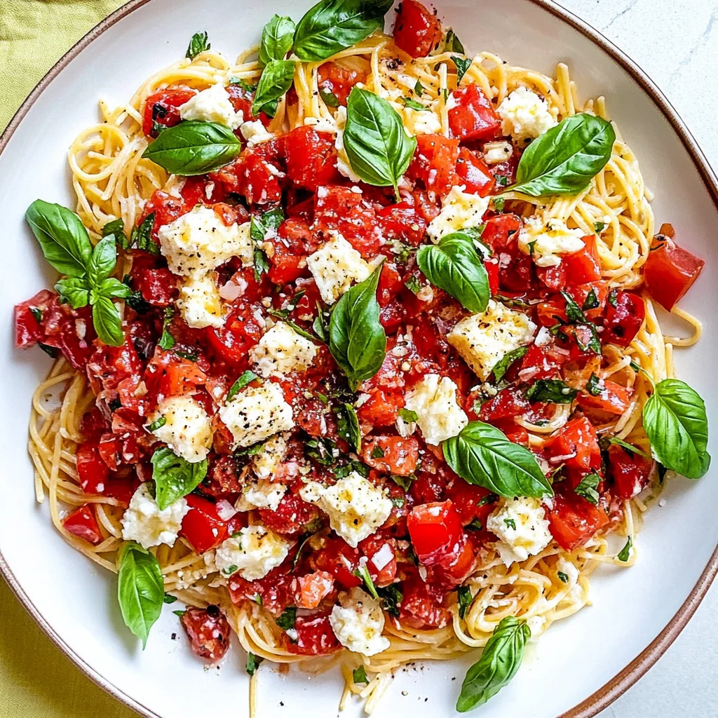 Bruschetta Pasta Salad: Fresh and Flavorful Delight