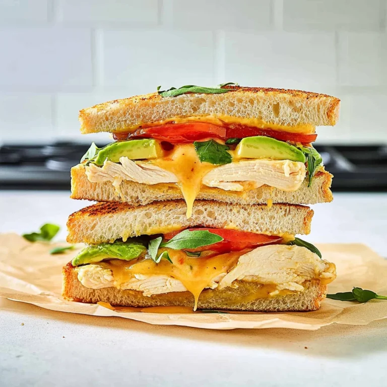Chicken Avocado Melt Sandwich: Creamy and Satisfying Delight
