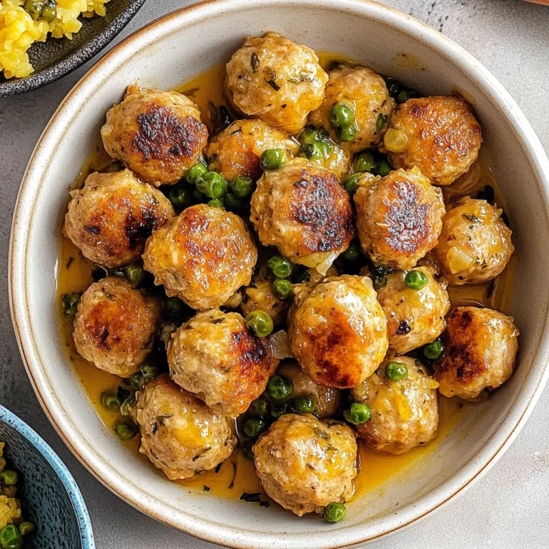 Chicken Piccata Meatballs: Zesty and Irresistibly Flavorful