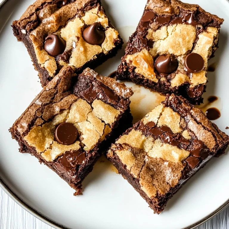 Chocolate Chip Cookie Brownies Recipe: Irresistibly Gooey…