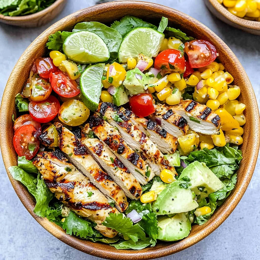 Cilantro Lime Grilled Chicken Salad: Zesty and Satisfying