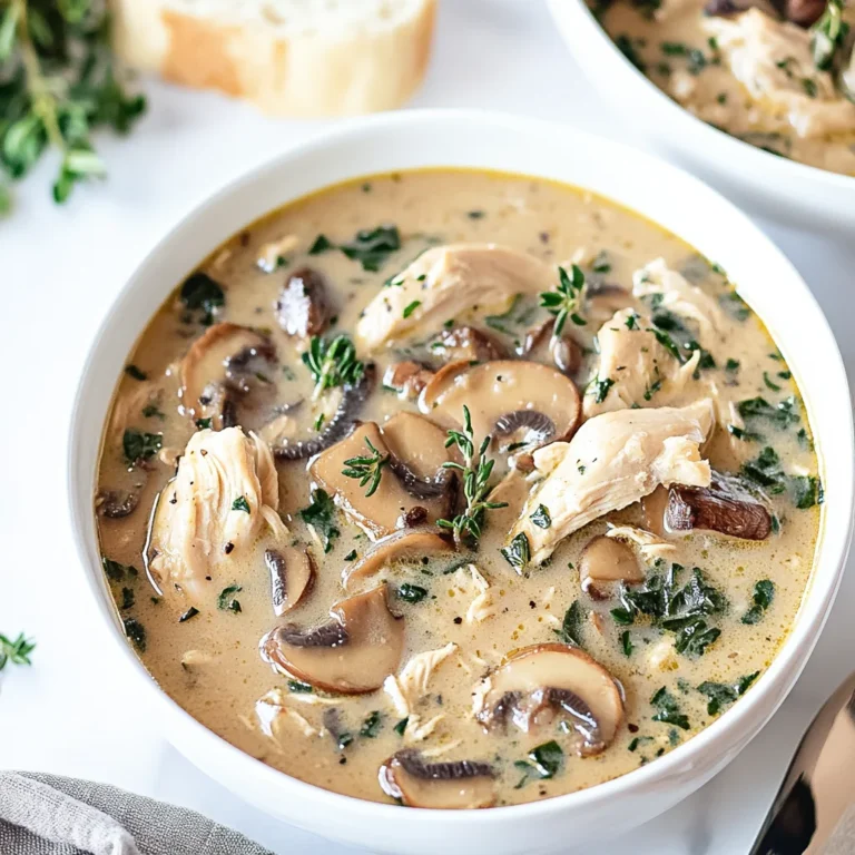 Comforting Rotisserie Chicken and Mushroom Soup: Cozy Del…