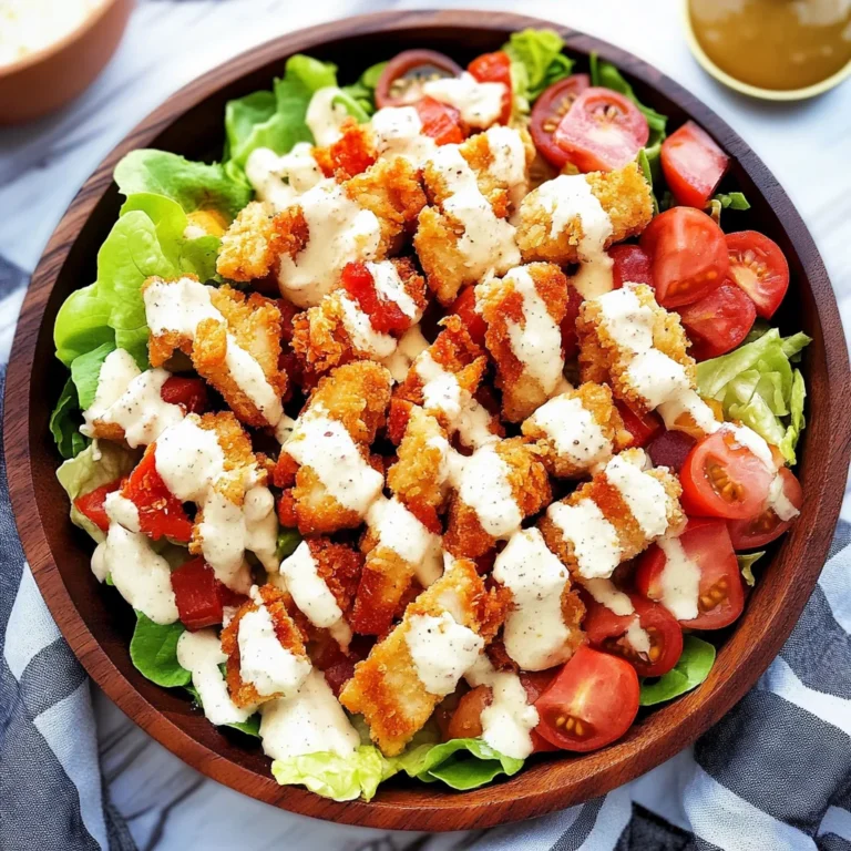 Crispy Chicken BLT Salad: A Flavorful Delight You’ll Love