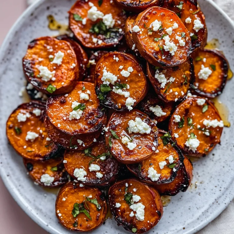 Delicious Honey Feta Sweet Potato Rounds: A Flavorful Del…