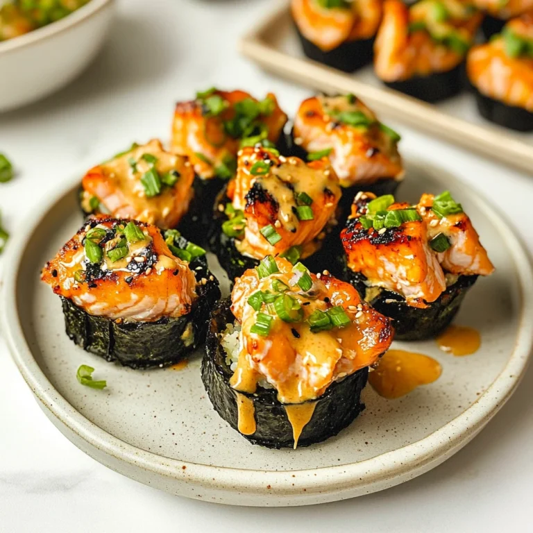 Easy Baked Salmon Sushi Cups: A Viral Flavor Sensation
