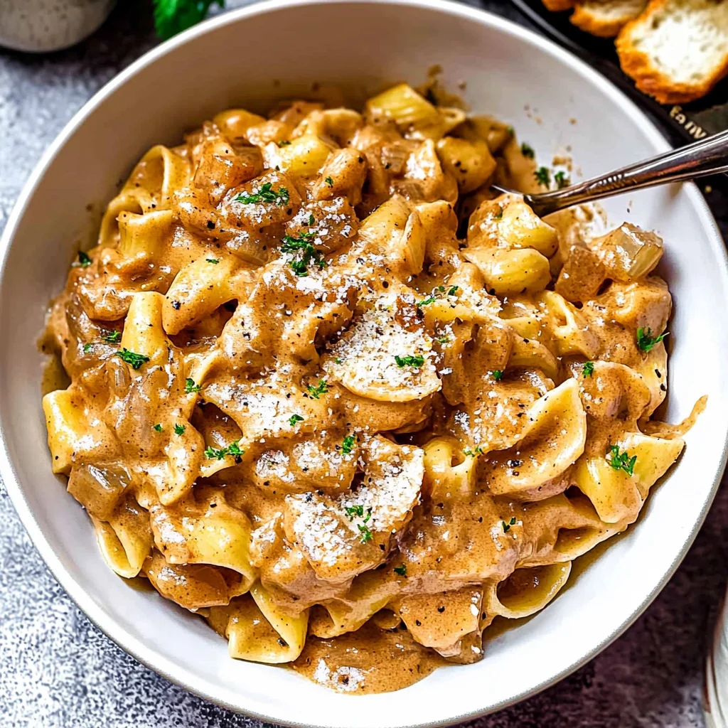 French Onion Pasta Recipe: Cozy Comfort in Every Bite