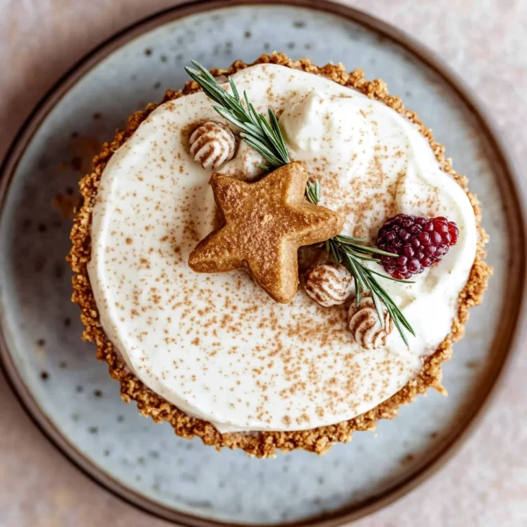 Gingerbread Cream Pie: Cozy and Irresistibly Creamy Delight